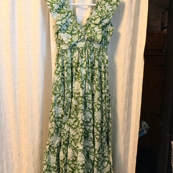 Green Organic Cotton Dress - Picture 3 of 6